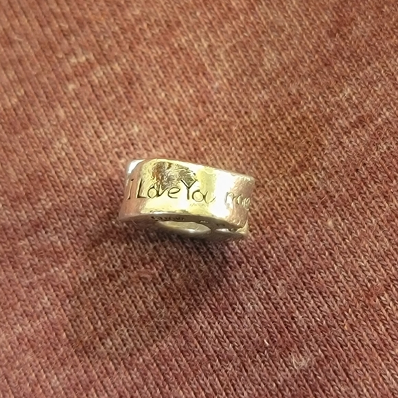 Chamilia Charm "I Love You XXX" 925 Sterling Silver fits Pandora Bracelets - Picture 1 of 3
